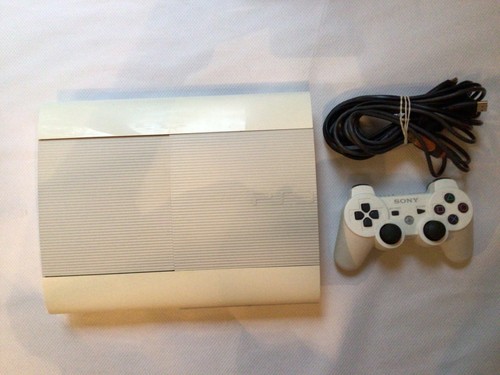 Sony ps3 super slim - slim, bianca