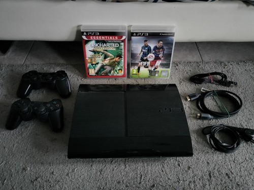 Sony ps3 super - slim, nero