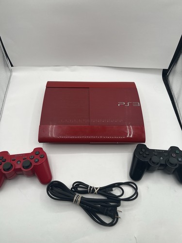 Sony ps3 super slim red - sony, slim: