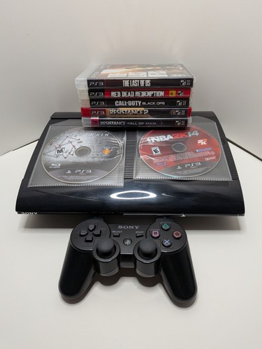 Sony ps3 super slim 500gb - slim,