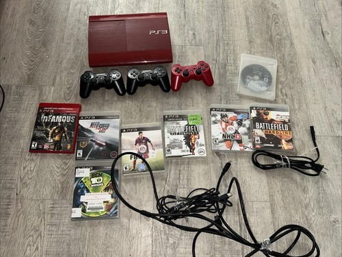 Sony ps3 super slim red - ps3,