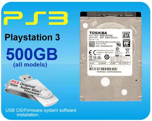 Ps3 500gb hard disk - hard, interno